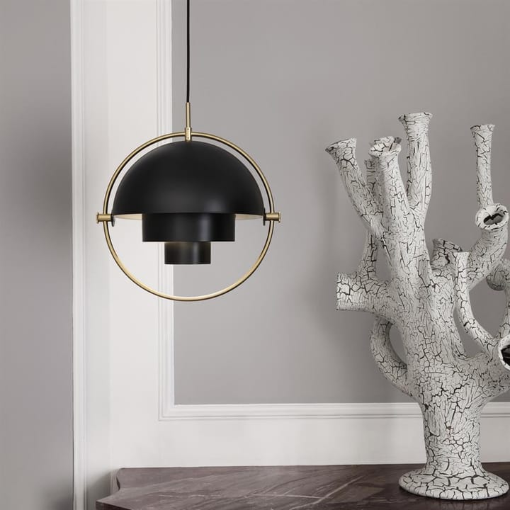 Multi-Lite ceiling lamp, brass-coal black GUBI