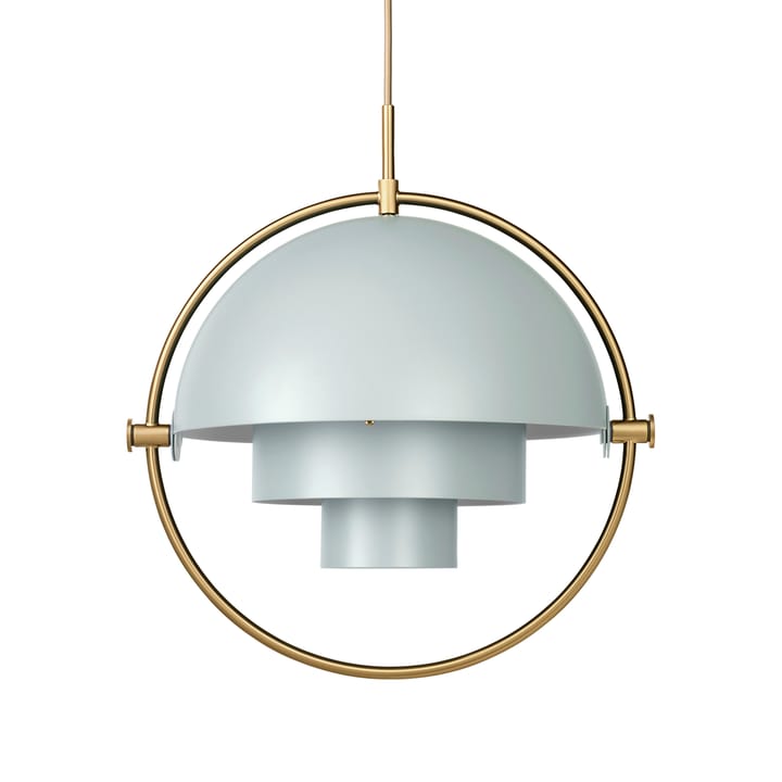 Multi-Lite ceiling lamp, brass-grey GUBI