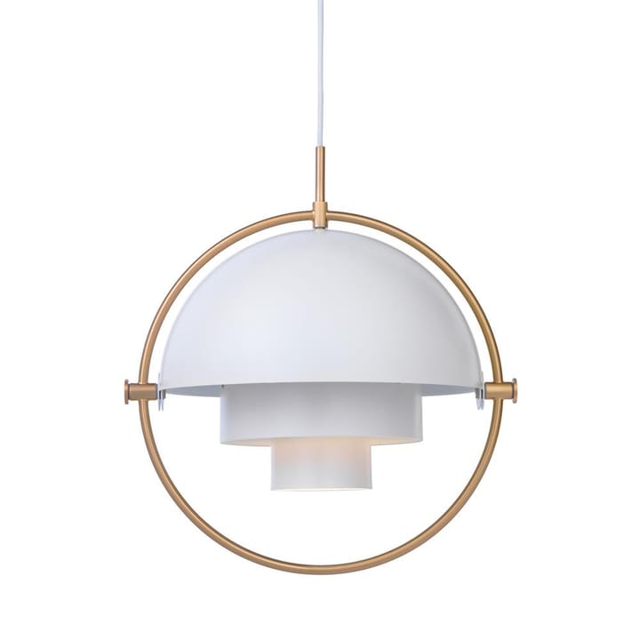 Multi-Lite ceiling lamp, brass-white GUBI
