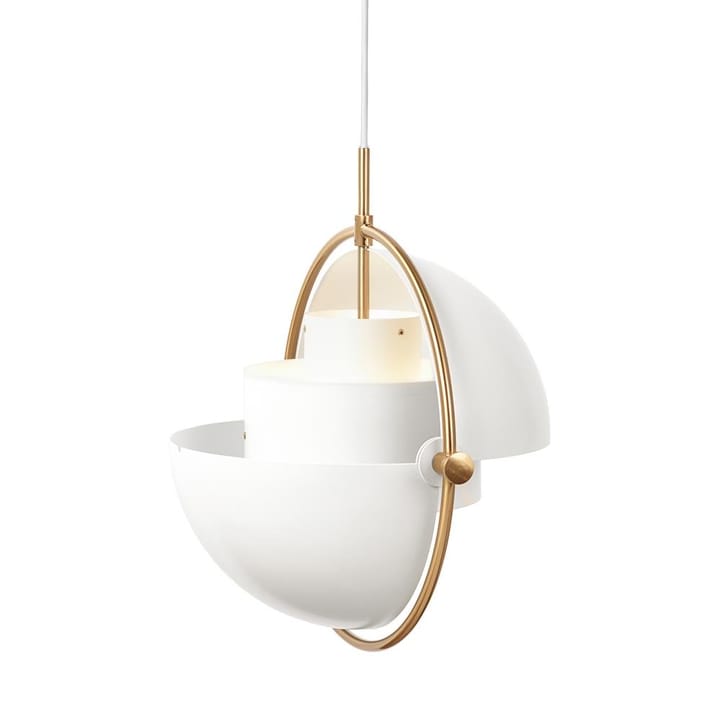 Multi-Lite ceiling lamp, brass-white GUBI