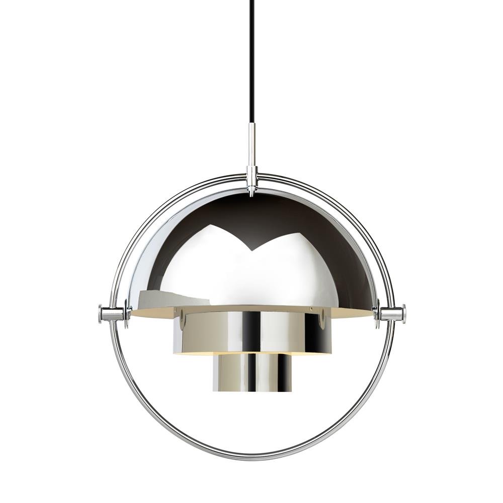 GUBI Multi-Lite ceiling lamp chrome