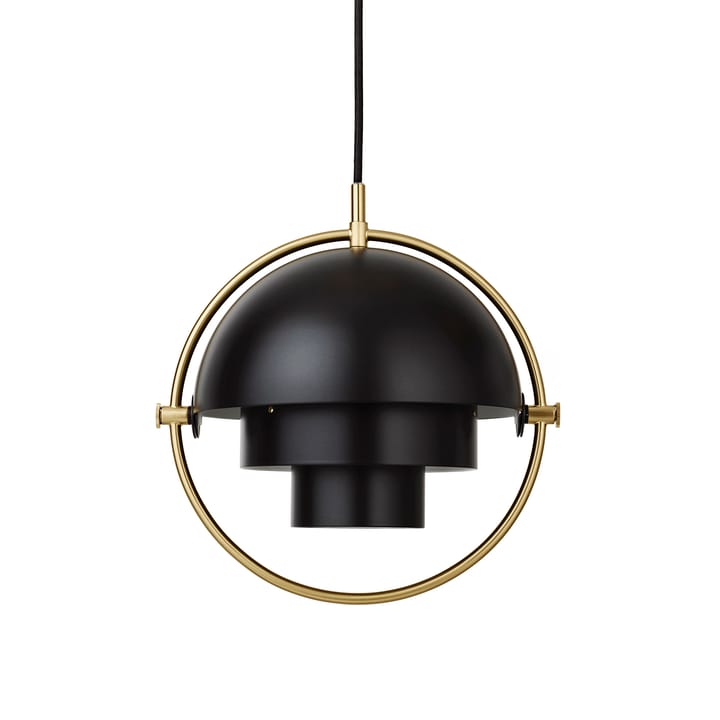 Multi-Lite ceiling lamp small, brass-black GUBI