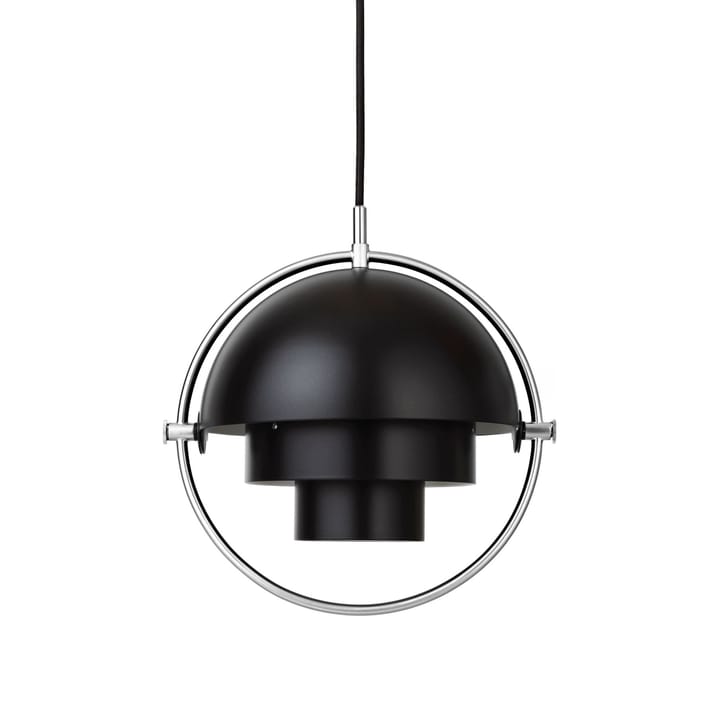 Multi-Lite ceiling lamp small, chrome-black GUBI