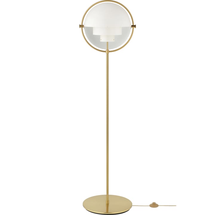Multi-Lite floor lamp, Brass-white GUBI