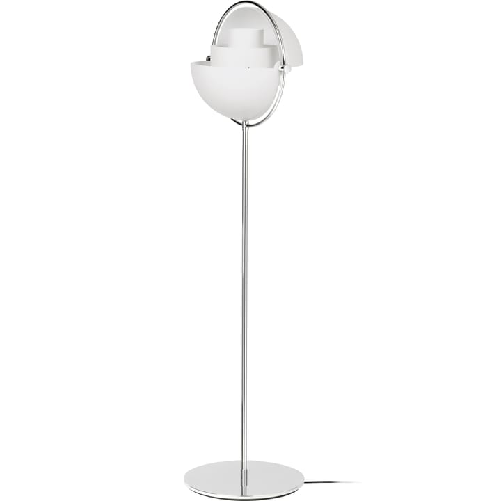 Multi-Lite floor lamp, Chrome-white GUBI