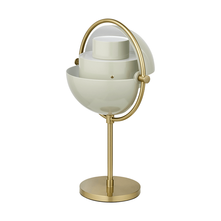 Multi-Lite portabel lampa, Pastel gray-brass GUBI