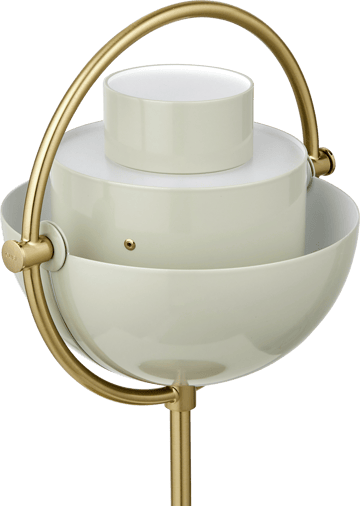 Multi-Lite portabel lampa - Pastel gray-brass - GUBI