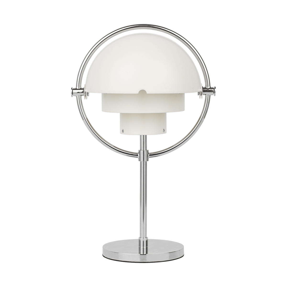 GUBI Multi-Lite portabel Leuchte White semi matt-chrome