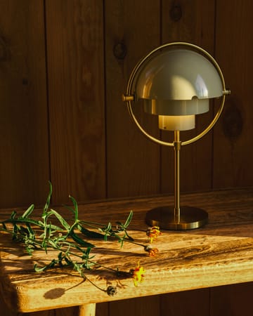 Multi-Lite portable lamp - Pastel gray-brass - GUBI