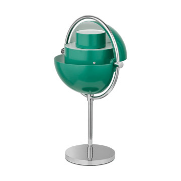 Multi-Lite portable lamp - Teal green-chrome - GUBI