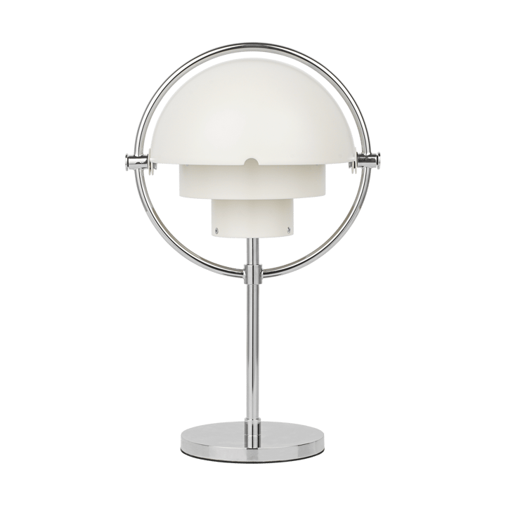 Multi-Lite portable lamp, White semi matte-chrome GUBI