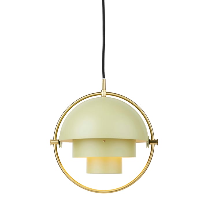 Multi-Lite taklampa small, Brass-desert sage GUBI