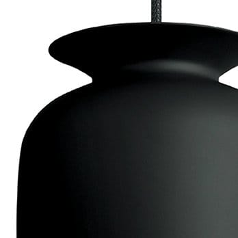 Ronde taklampa liten - charcoal black (svart) - GUBI