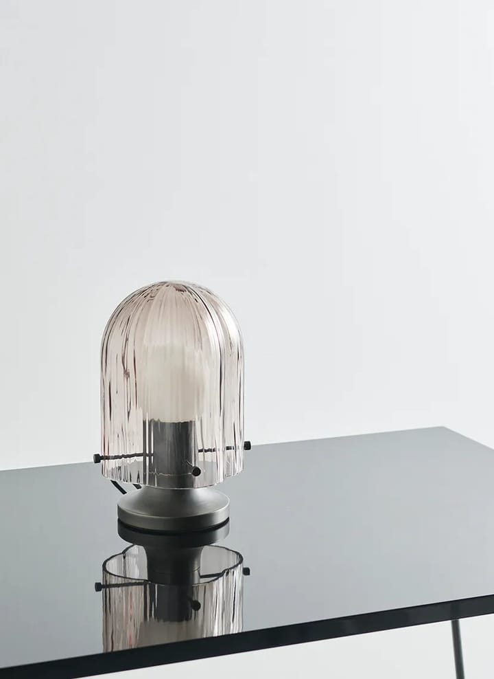 Seine table lamp Ø17.2x26.2 cm, Brass-smoke GUBI