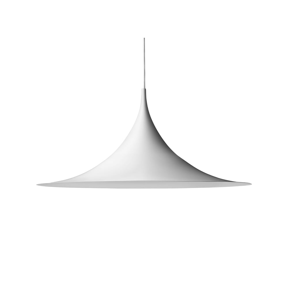 GUBI Semi Ø90 pendant lamp White semi matt