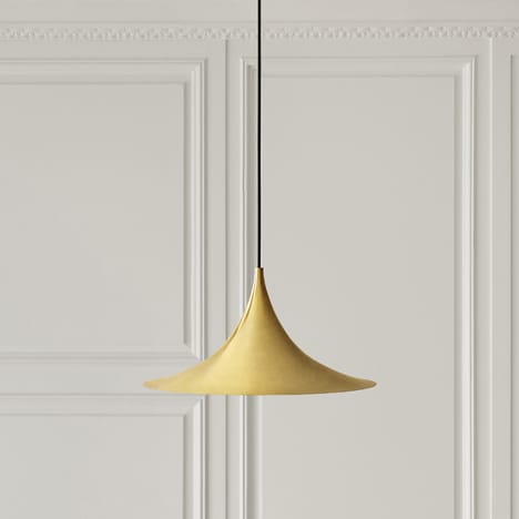 Semi lamp Ø 30 cm, Polished brass GUBI