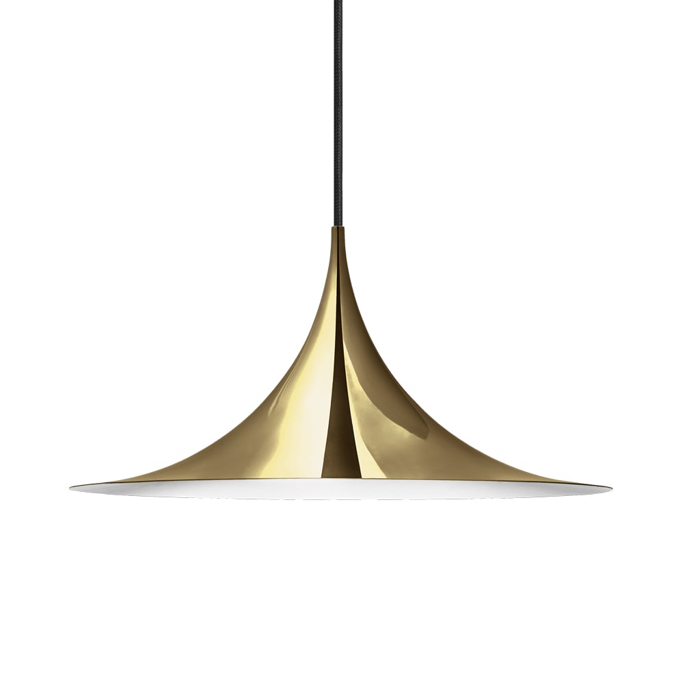 GUBI Semi lamp Ø 60 cm Polished brass