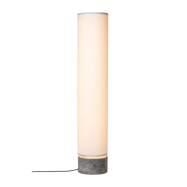 Unbound floor lamp 120 cm - White-grey marble - GUBI