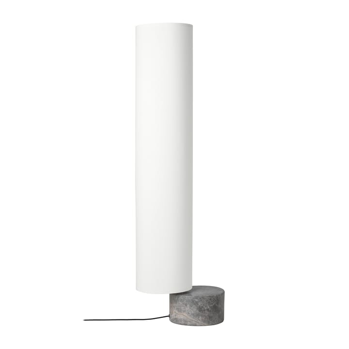 Unbound floor lamp 120 cm, White-grey marble GUBI