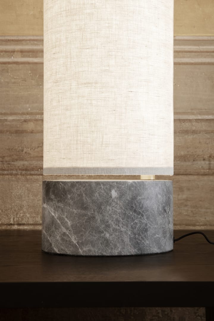 Unbound table lamp, Canvase-grey marble GUBI