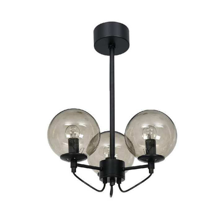 Hallbergs Belysning Perla 3 Ceiling Lamp 40 cm Black