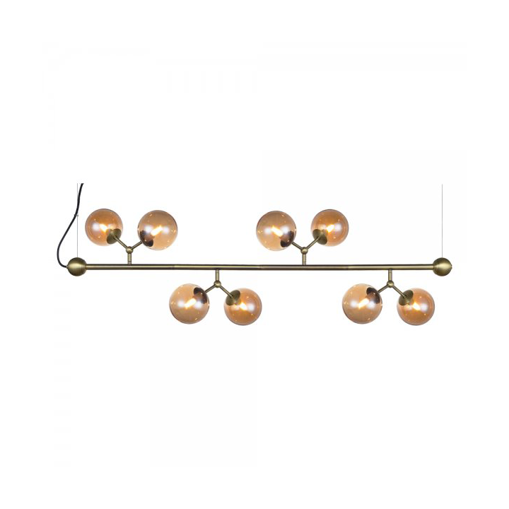 Halo Design Atom- endelleuchte 79 cm Goldfarben