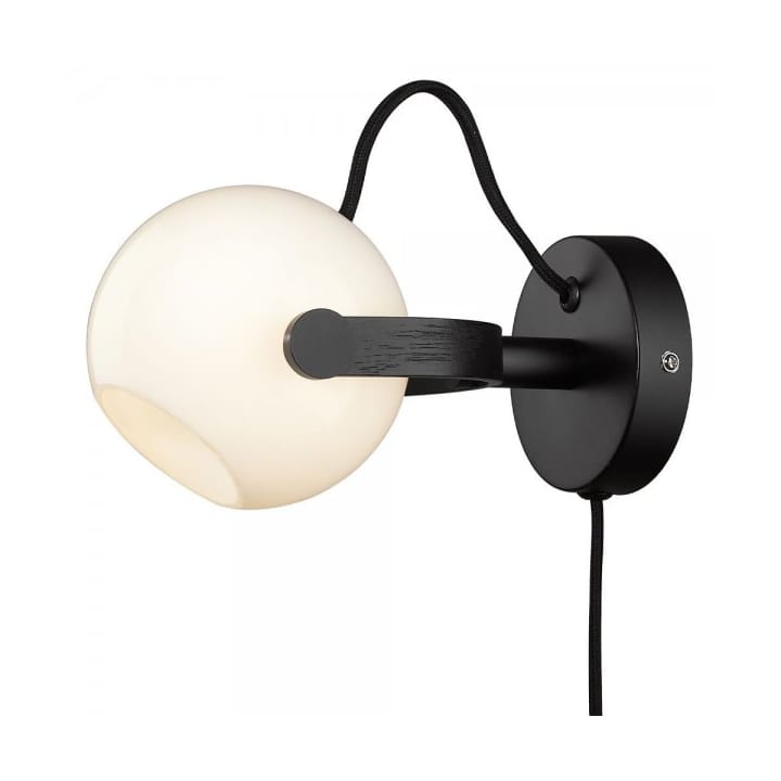 DC opalic wall lamp Ø12 cm, White Halo Design