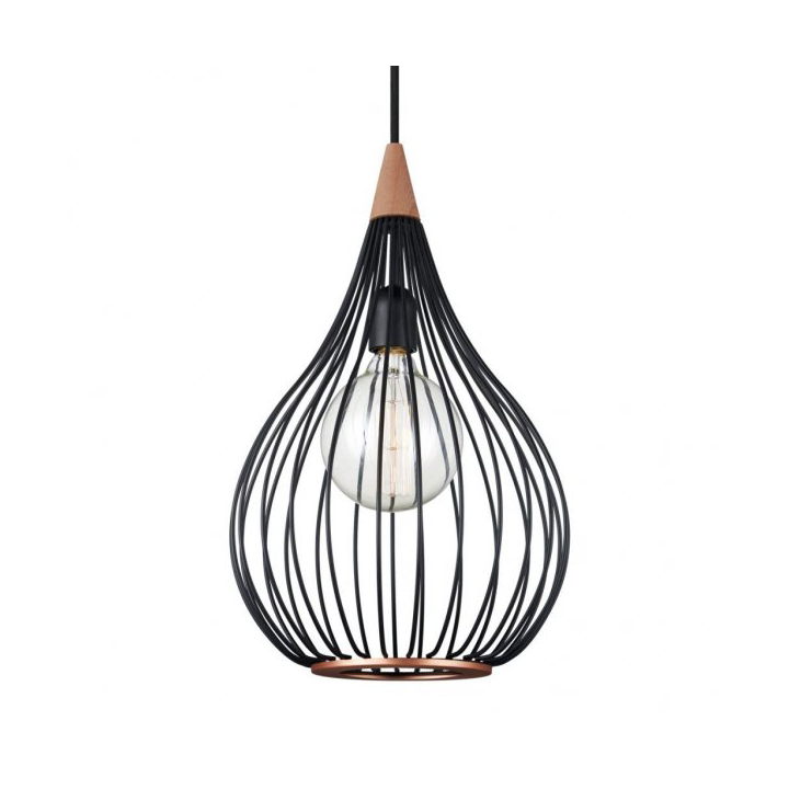 Halo Design Drops pendant lamp Ø30 cm Black