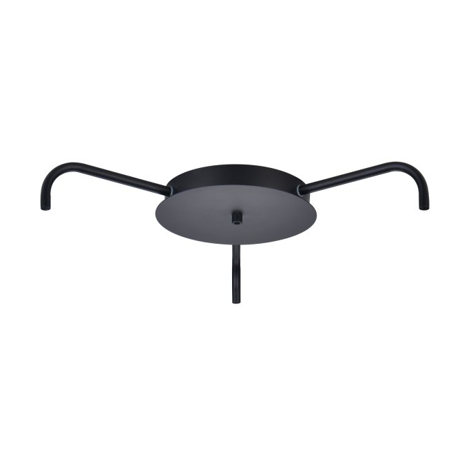 Halo Design Halo Design ceiling plate for 4 lamps Black