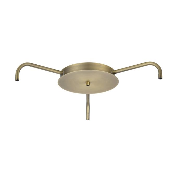 Halo Design ceiling plate for 4 lamps - Brass - Halo Design