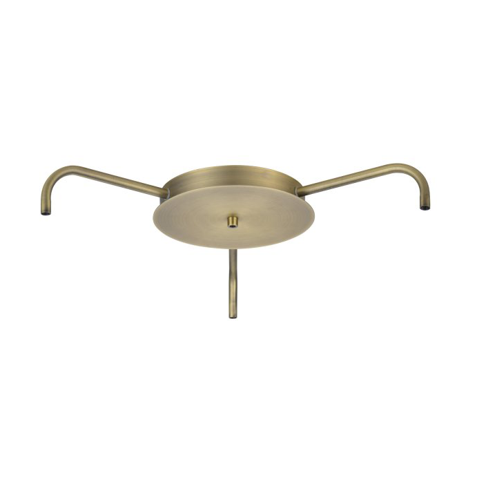 Halo Design Halo Design ceiling plate for 4 lamps Brass