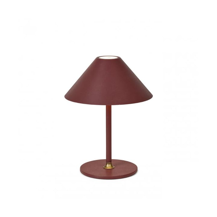 Hygge batteri bordslampa 19 cm, Bordeaux Halo Design