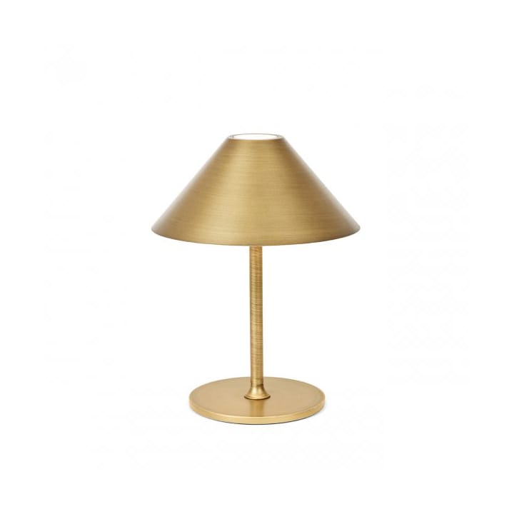 Hygge battery table lamp 19 cm - Brass - Halo Design