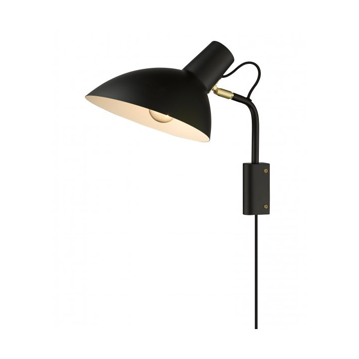 Halo Design Metropole wall lamp 31.5 cm Black