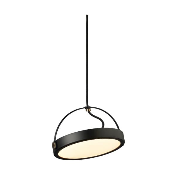 Pivot pendant lamp 25 cm - Black - Halo Design