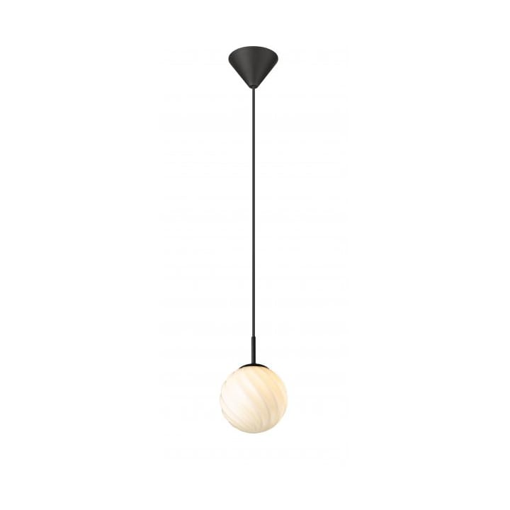 Twist ball pendant lamp Ø15 cm - Black - Halo Design