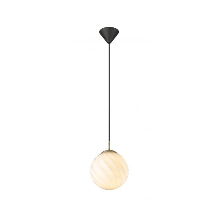 Twist ball pendant lamp Ø25 cm, Antique Brass Halo Design