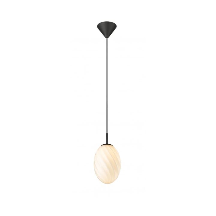 Twist egg pendant lamp 23 cm - Black - Halo Design