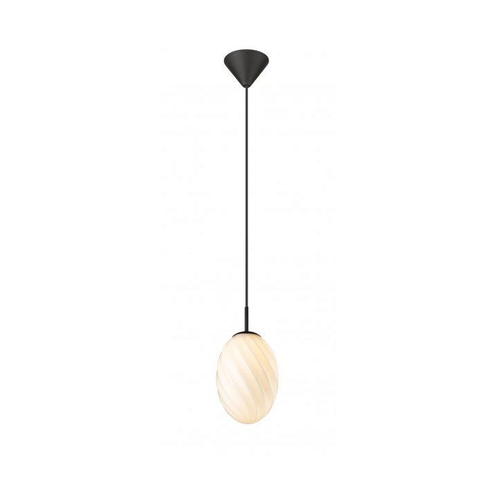 Halo Design Twist egg pendant lamp 23 cm Black