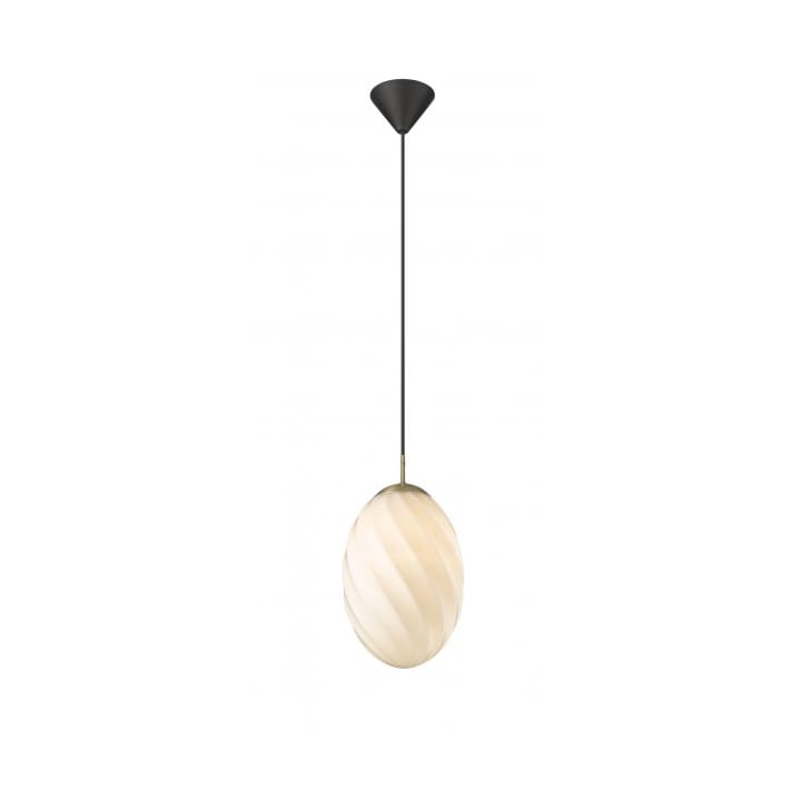 Twist egg pendant lamp 37 cm, Antique Brass Halo Design