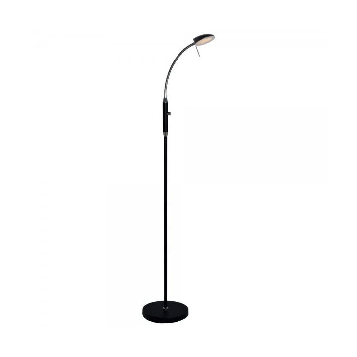 Halo Design Vegas 1-arm floor lamp 140 cm Black