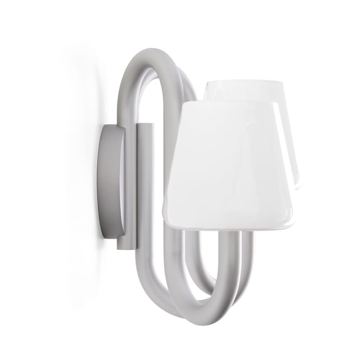 Apollo wall lamp, White opal HAY