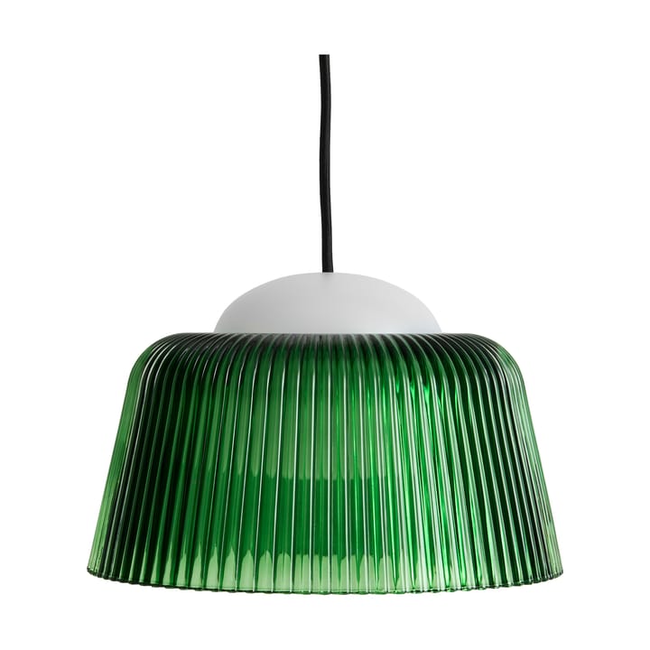 Brim Bottle pendant lamp Ø24,5 cm - Green glass - HAY