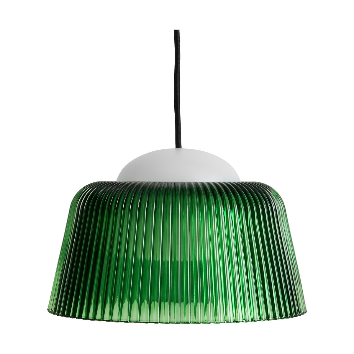 HAY Brim Bottle pendant lamp Ø24,5 cm Green glass