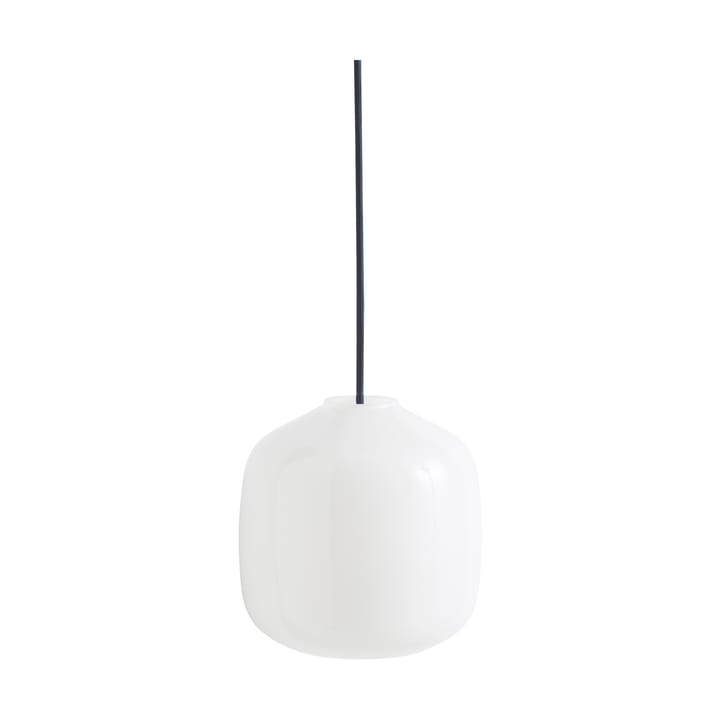 Buoy pendant lamp Ø20 cm - Opal glass-anthracite blue - HAY