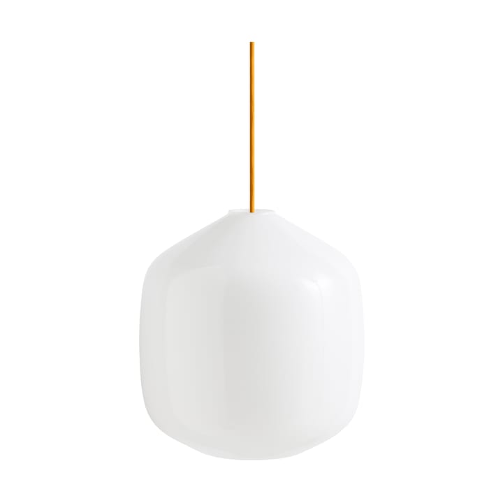 Buoy pendant lamp Ø30 cm - Opal glass-amber yellow - HAY