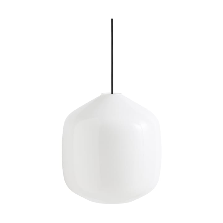 Buoy pendant lamp Ø30 cm - Opal glass-soft black - HAY