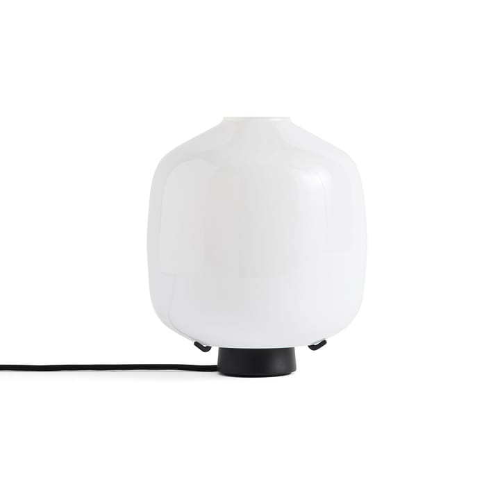 Buoy table lamp Ø20 cm - Opal glass-soft black - HAY