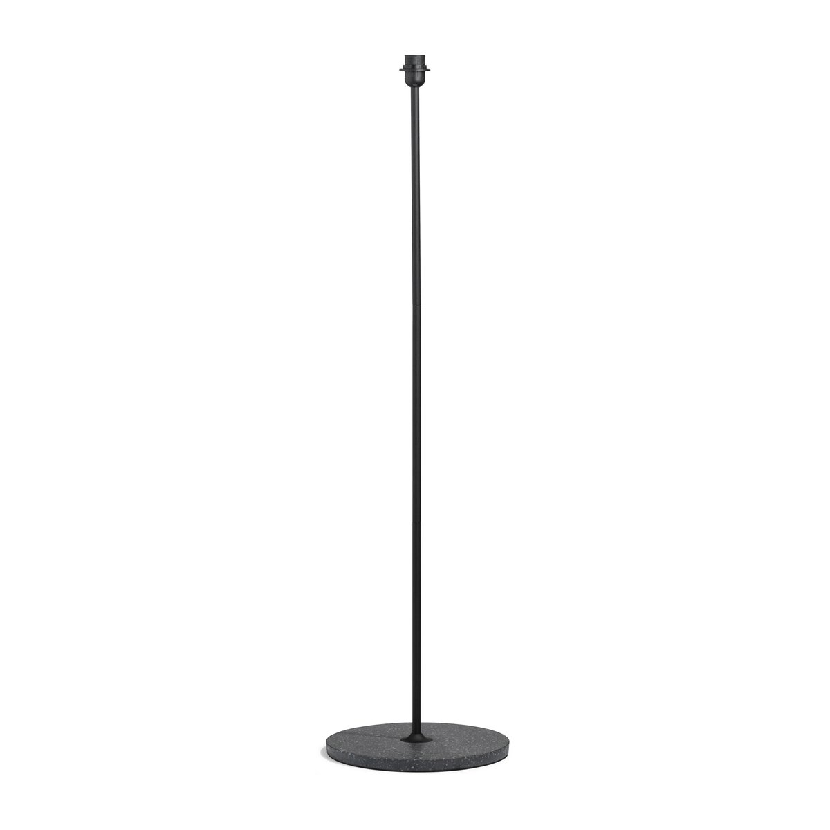 HAY Common floor stand 129 cm Soft black-black terrazzo