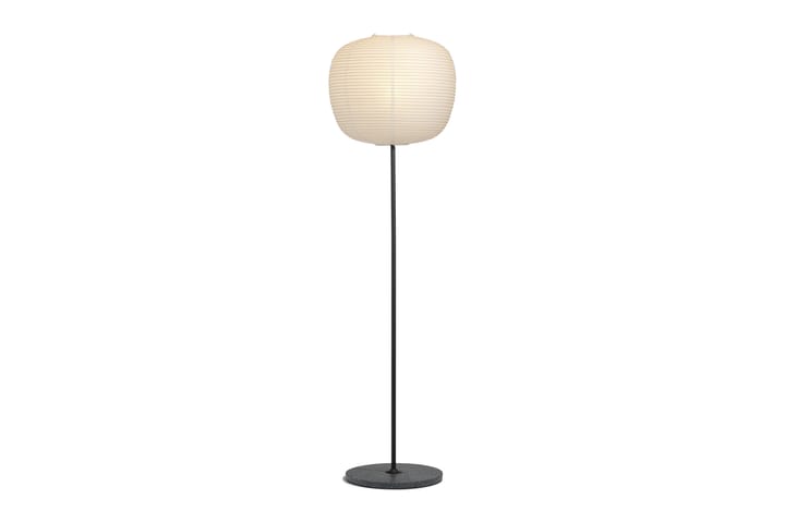 Common floor stand 129 cm, Soft black-black terrazzo HAY